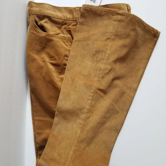 Re/Done High Waist Corduroy Bootcut Jeans Size 29 Camel Brown - Picture 2 of 8
